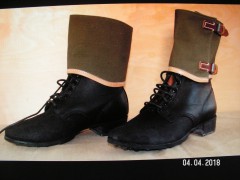 солдатские ботинки для нашего боевого бойцовского петушка